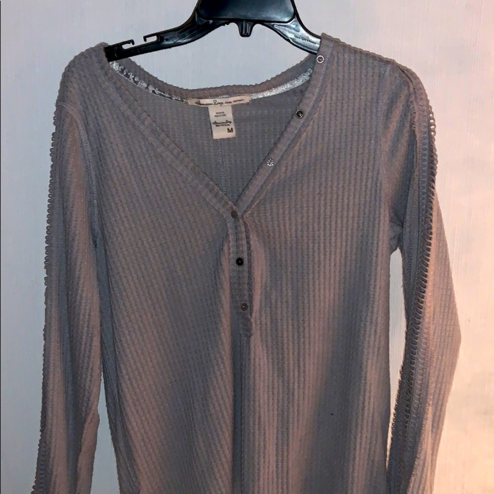 grey sweater